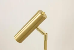 ARTIC Golvlampa LED Dubbel 137cm Matt Mässing