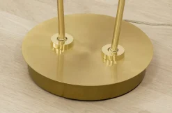 ARTIC Golvlampa LED Dubbel 137cm Matt Mässing