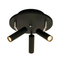 ARTIC Takspot Rund 3L Dimbar 30cm Svart/Stål