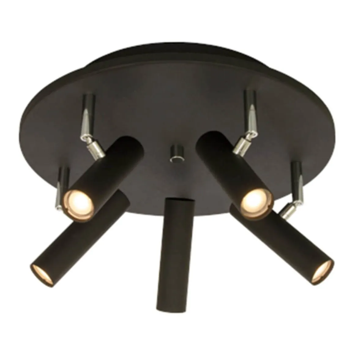 ARTIC Takspot Rund 5L Dimbar 40cm Svart/Stål