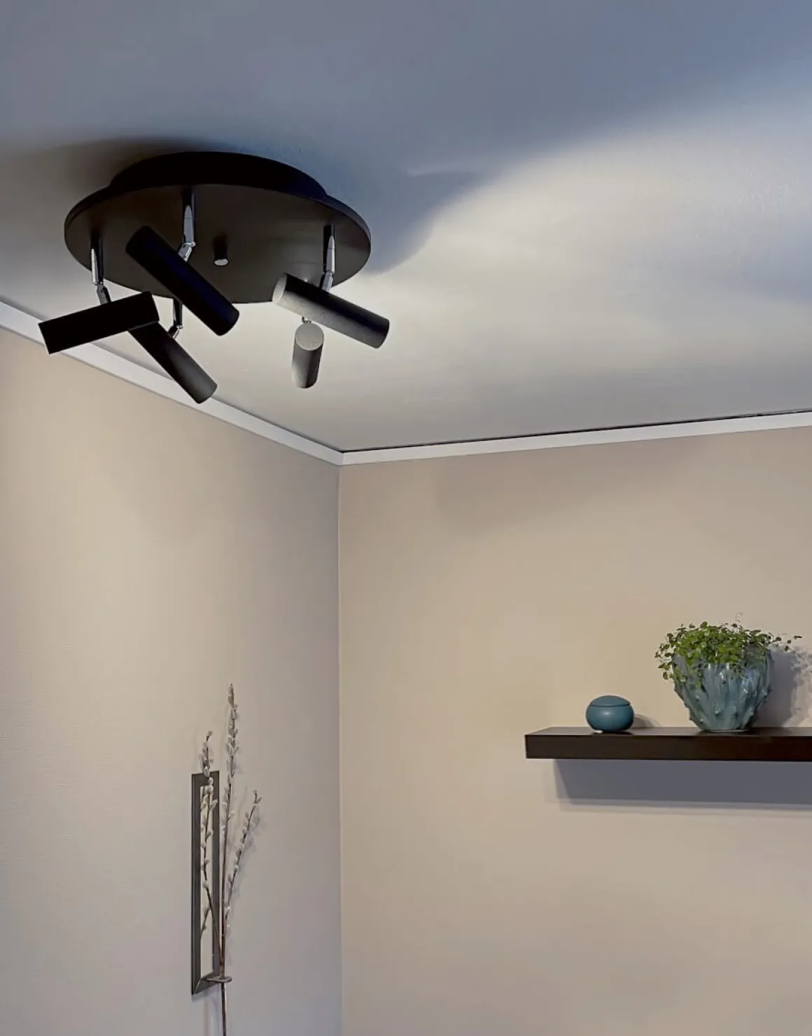 ARTIC Takspot Rund 5L Dimbar 40cm Svart/Stål