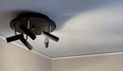 ARTIC Takspot Rund 5L Dimbar 40cm Svart/Stål