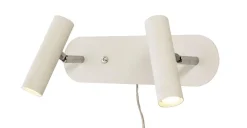 ARTIC Vägglampa LED Dubbel 30cm Vit/Krom