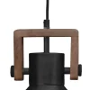 ASHBY SINGLE Tak/Fönsterlampa 19cm Pale Black Zink