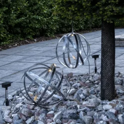 ASTRI Solcellsdekoration 25cm Silver IP44