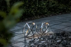 ASTRI Solcellsdekoration 25cm Silver IP44