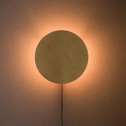 ATMOSPHERE FULLMOON Vägglampa 25cm Pale Gold