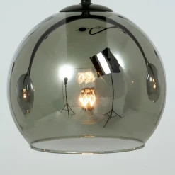 ATOM Taklampa 5:a Rak 114cm Svart/Rökgrå