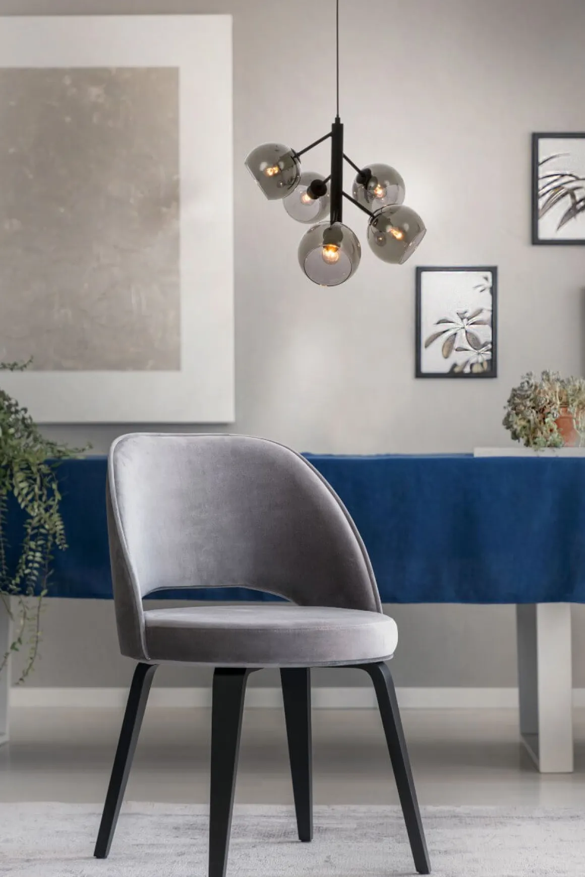 ATOM Takpendel 5L 48cm Svart/Rökgrå