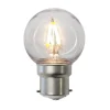 B22 Klot PC Cover 1.4W 2700K 120lm Klar LED-Lampa