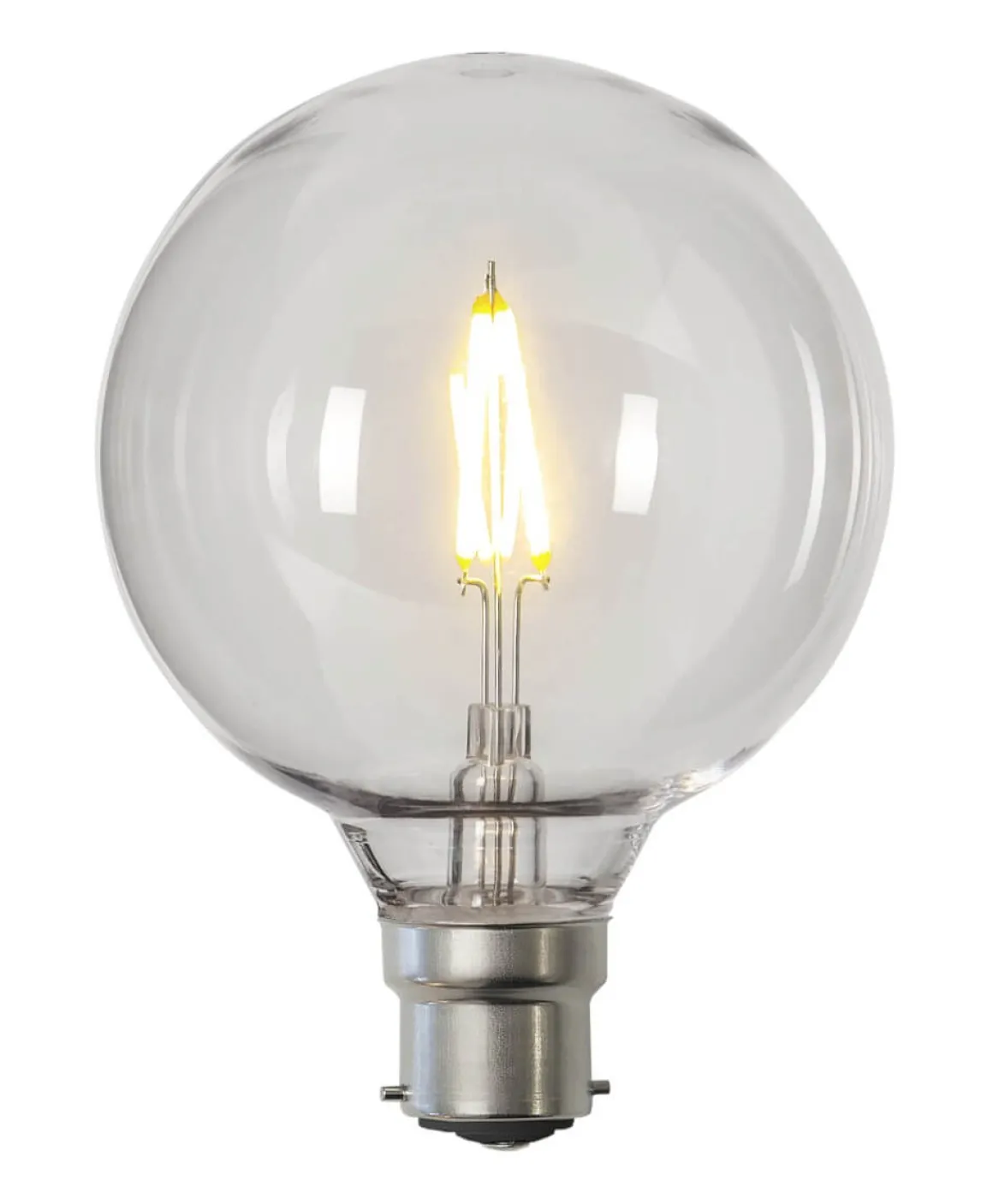 B22 PC Cover Glob95 0.6W 2700k 80lm LED-Lampa