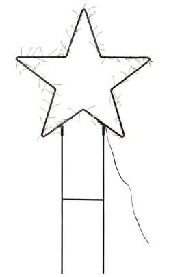 BARLUMI Utomhusdekoration 100L 80cm Svart