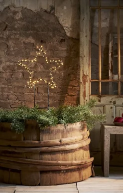 BARLUMI Utomhusdekoration 100L 80cm Svart