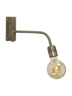 BASE Vägglampa 34cm Rustik Guld