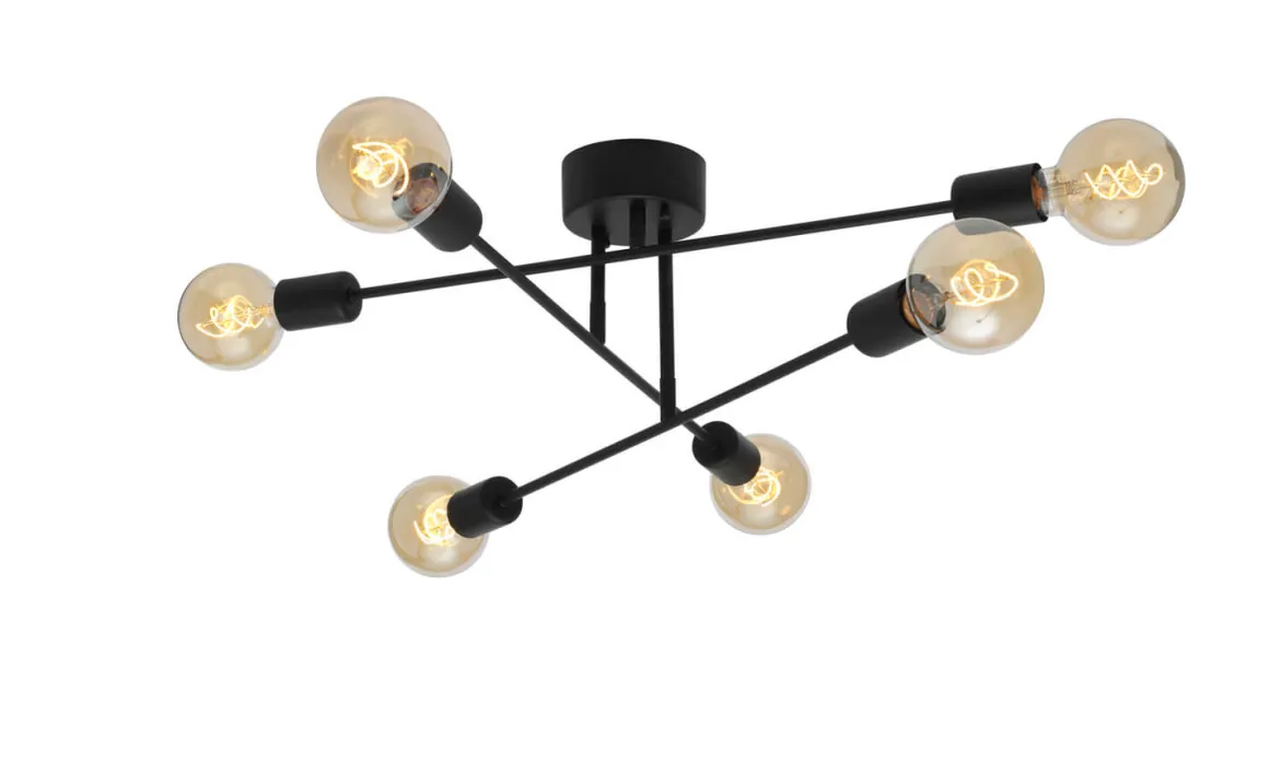 BATON Plafond 68cm Svart