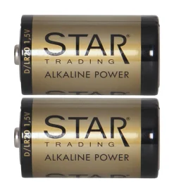BATTERI D 1,5V Power Alkaline 2-Pack