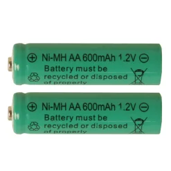 BATTERI 2-Pack Laddbart AA 1,2V 600mAh Ni-MH
