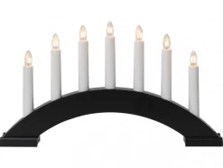 BEA Träljusstake 39cm Svart