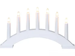 BEA Träljusstake 39cm Vit