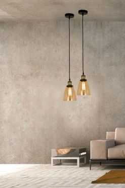 BECKY Takpendel 14cm Antik/Amber