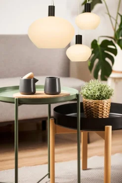 BELL Fönsterlampa 16cm Svart/Opalvit