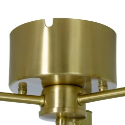 BELL Plafond 3-arm 42cm Matt Mässing/Rök