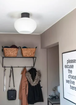 BELL Plafond Stor 35cm Svart/Opalvit