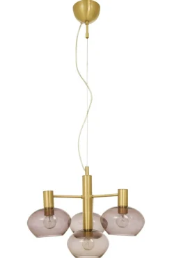 BELL Taklampa 4:a 47cm Matt Mässing/Rök