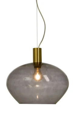 BELL Taklampa 35cm Matt Mässing/Rök