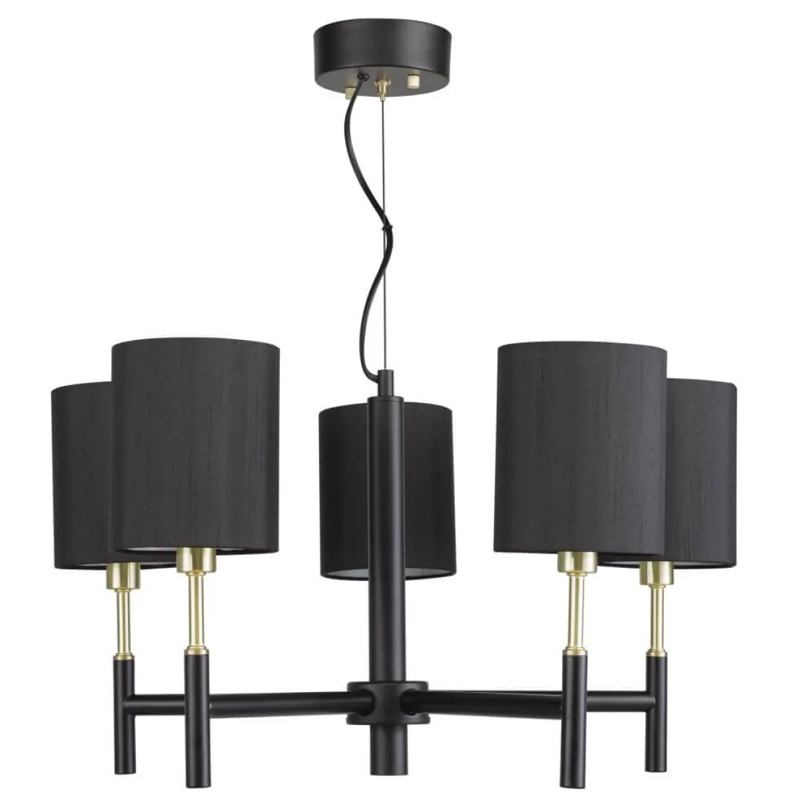 BERLIN Taklampa 62cm Svart