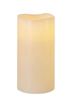 BIG LED-Blockljus 20cm Elfenben