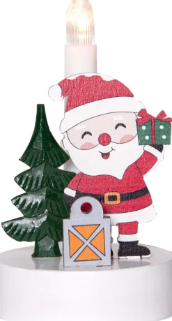 BILLY Ljusstake Tomte 14cm Flerfärgad