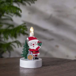 BILLY Ljusstake Tomte 14cm Flerfärgad