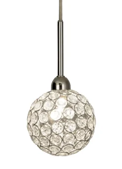 BLING Fönsterlampa 20cm Krom/Klar