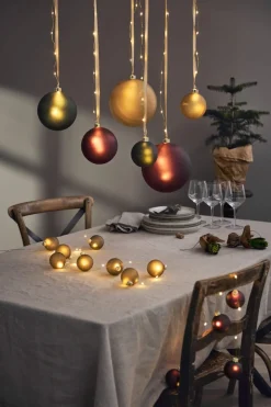 BLISS Ljusslinga Batteri 1,6m 22LED Varmvit/Guld