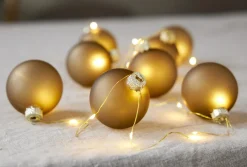 BLISS Ljusslinga Batteri 1,6m 22LED Varmvit/Guld