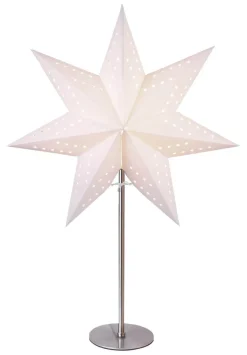 BOBO Stjärna på fot 51cm Vit