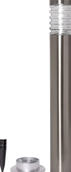 BOLOGNA Solcells-pollare 80cm Stål