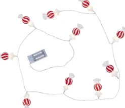 BONBON Ljusslinga Batteri 1,35m 10LED Varmvit