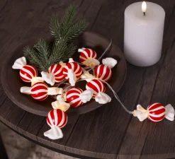 BONBON Ljusslinga Batteri 1,35m 10LED Varmvit