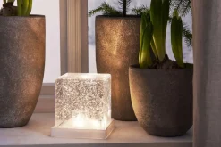 Bordsdekoration Frost Kub 11cm