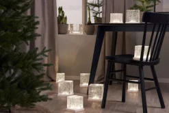 Bordsdekoration Frost Kub 11cm