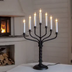 BORE Ljusstake 7L 56cm Svart