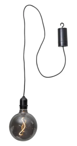 BOWL Dekorationskula Batteri 12,5cm Svart IP44