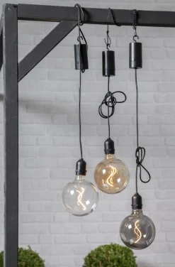 BOWL Dekorationskula Batteri 12,5cm Svart IP44