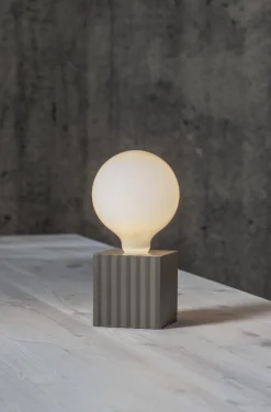 BOX Lampfot E27 10cm Brun