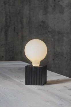 BOX Lampfot E27 10cm Svart