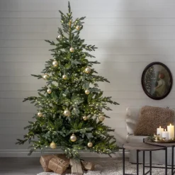 BREKSTAD Julgran 210cm 800LED Varmvit/Grön IP44