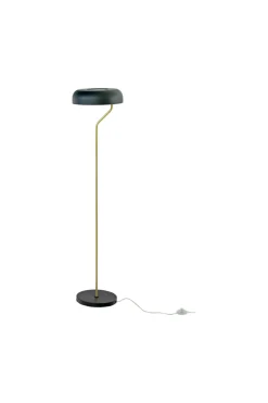 BREMEN Golvlampa 130cm Svart/Matt Mässing