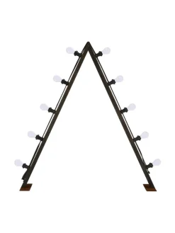 BRIGHT Ljusstake Utomhus 10L 120cm Corténstål/Opal